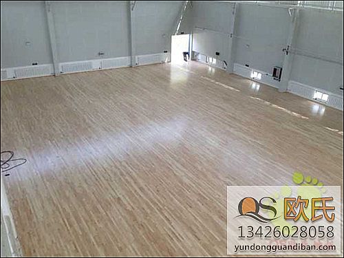 篮球馆木地板施工案例-新疆阿拉尔国税局篮球馆