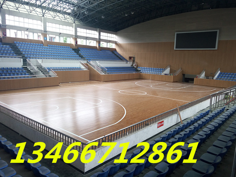 运动馆地板案例--广东省珠海市第四中学羽毛球馆